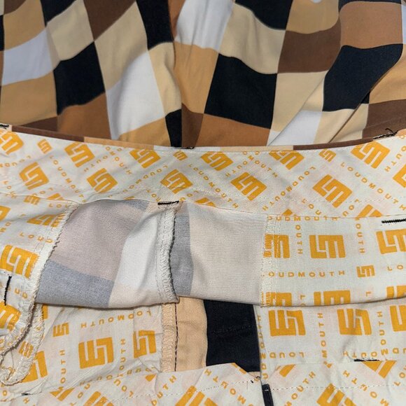 Men's Loudmouth Heritage Checkered Block Golf 11" Shorts Size 40 Casual Preppy - Picture 6 of 9